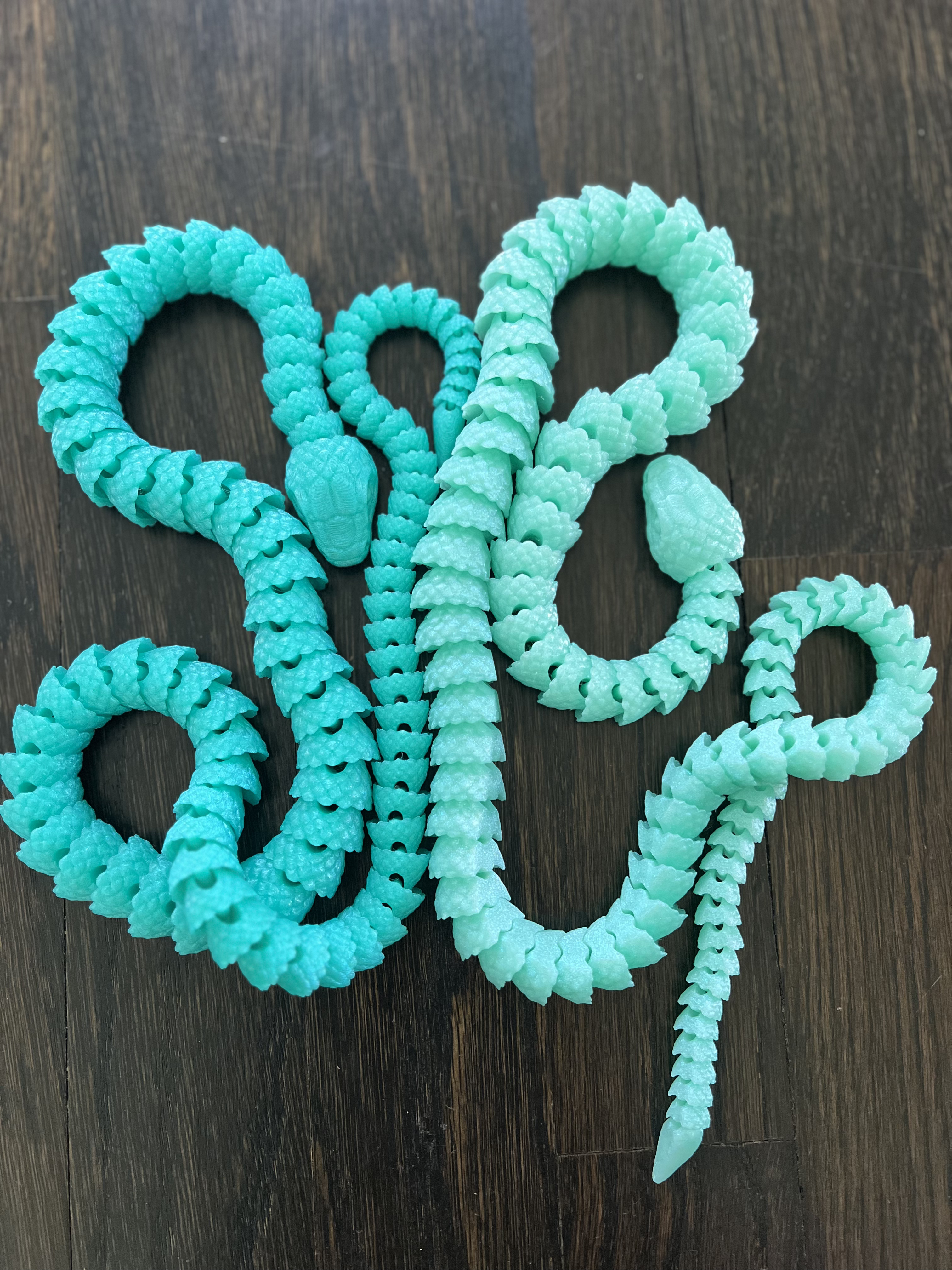 Image of Teal Elixir (left) Mint Green Elixir (right)