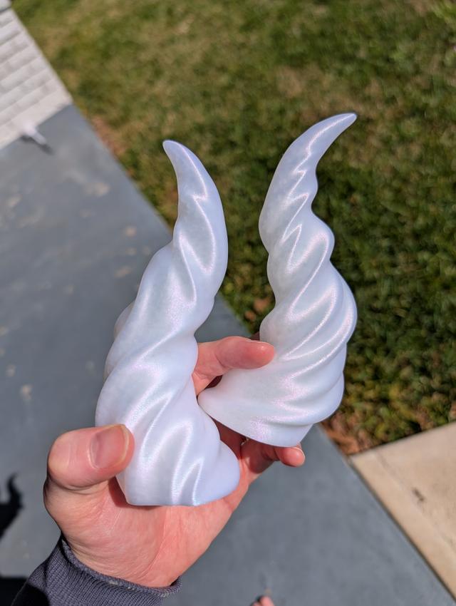 Moonstone PLA Filament horns